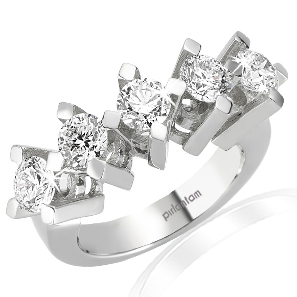 3.00 ct. HRD Sertifikalı F Color Pırlanta Beştaş
